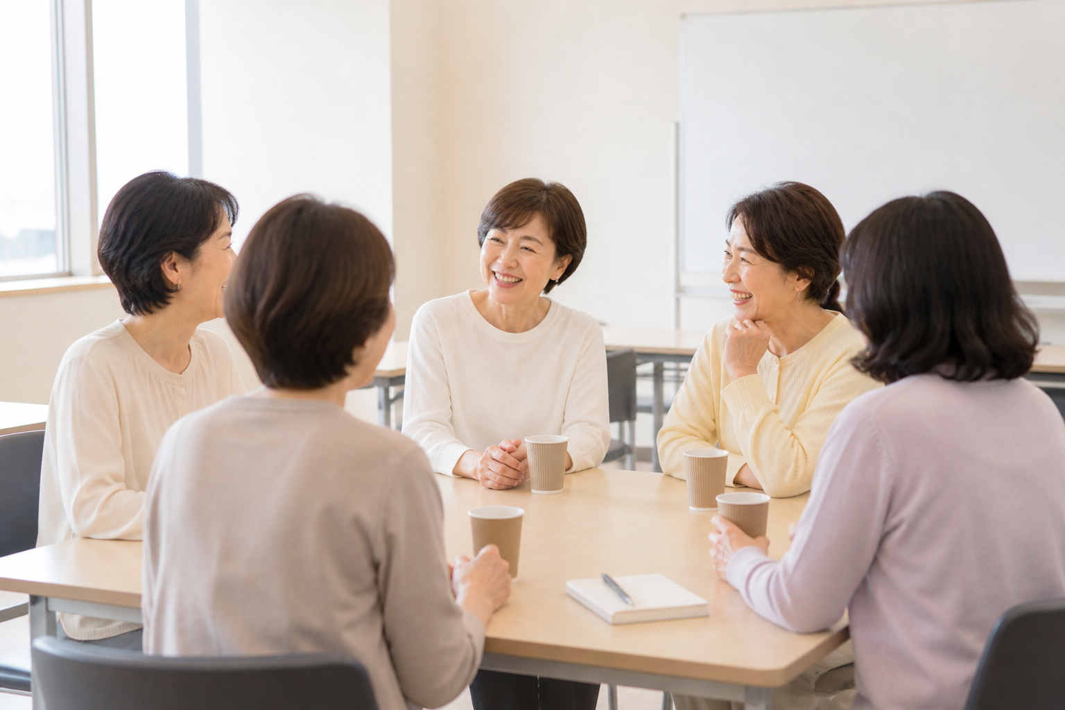 茶論サロンの交流イメージ